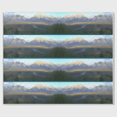 Jackson Hole Mountains (Nationaal Park Grand Teton Cadeaupapier (Vlak)