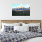 Jackson Hole Mountains (Nationaal Park Grand Teton Canvas Afdruk (Insitu (Slaapkamer))