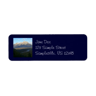 Jackson Hole Mountains (Nationaal Park Grand Teton Etiket