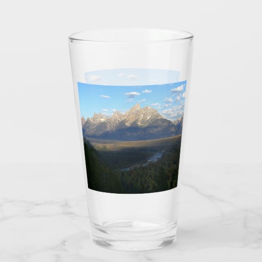 Jackson Hole Mountains (Nationaal Park Grand Teton Glas (Achterkant)