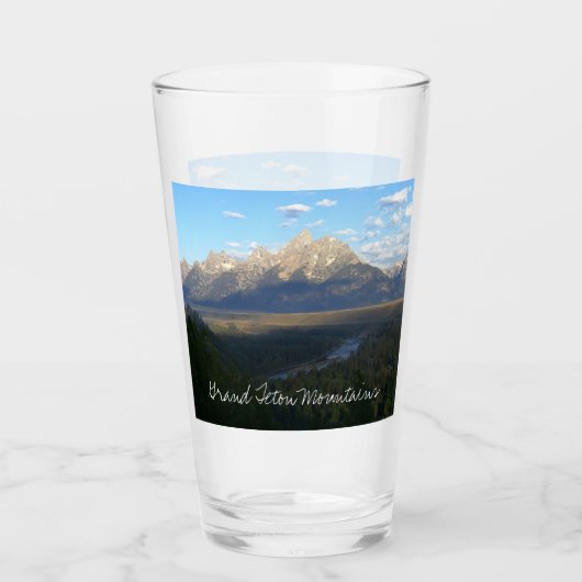 Jackson Hole Mountains (Nationaal Park Grand Teton Glas (Voorkant)