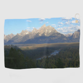 Jackson Hole Mountains (Nationaal Park Grand Teton Golfhanddoek