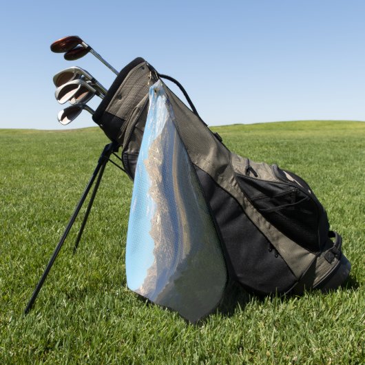 Jackson Hole Mountains (Nationaal Park Grand Teton Golfhanddoek (Groen)