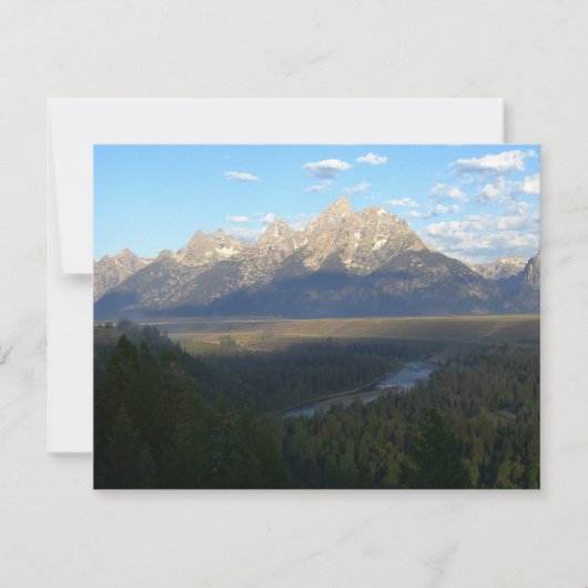 Jackson Hole Mountains (Nationaal Park Grand Teton Kaart (Voorkant)