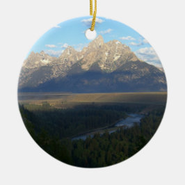 Jackson Hole Mountains (Nationaal Park Grand Teton Keramisch Ornament