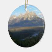 Jackson Hole Mountains (Nationaal Park Grand Teton Keramisch Ornament (Links)