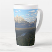 Jackson Hole Mountains (Nationaal Park Grand Teton Latte Mok (Rechterhoek)