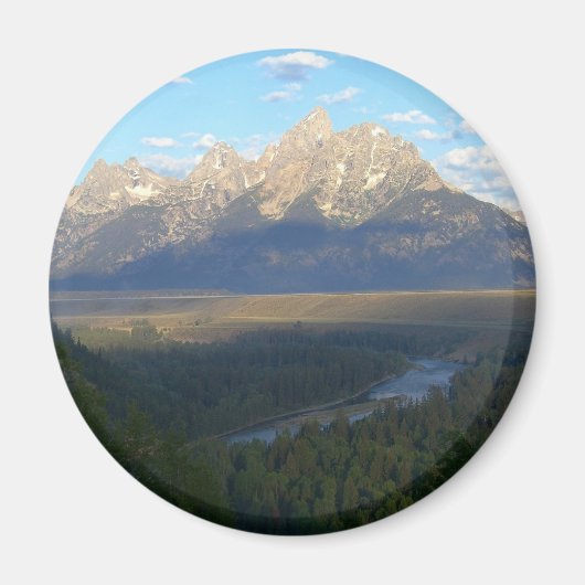 Jackson Hole Mountains (Nationaal Park Grand Teton Magneet (Voorkant)