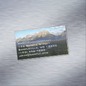 Jackson Hole Mountains (Nationaal Park Grand Teton Magnetisch Visitekaartje (Voorbeeld)