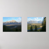 Jackson Hole Mountains (Nationaal Park Grand Teton Muurkunst Sets (Voorkant)