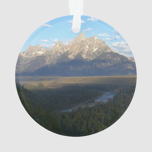 Jackson Hole Mountains (Nationaal Park Grand Teton Ornament (achterkant)