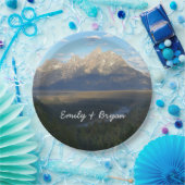 Jackson Hole Mountains (Nationaal Park Grand Teton Papieren Bordje (Feest)