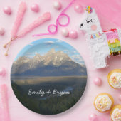 Jackson Hole Mountains (Nationaal Park Grand Teton Papieren Bordje (Feest)