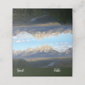 Jackson Hole Mountains (Nationaal Park Grand Teton Plaatskaartje (Buitenkant ongevouwen)