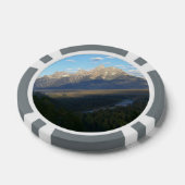 Jackson Hole Mountains (Nationaal Park Grand Teton Poker Chips (Enkel)