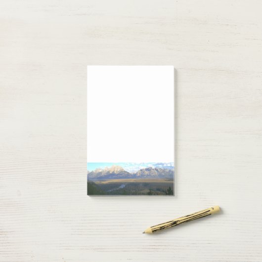 Jackson Hole Mountains (Nationaal Park Grand Teton Post-it® Notes (Op bureau)