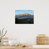Jackson Hole Mountains (Nationaal Park Grand Teton Poster (Keuken)