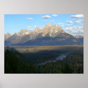 Jackson Hole Mountains (Nationaal Park Grand Teton Poster