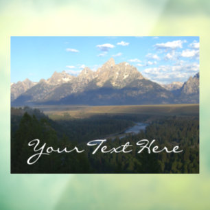 Jackson Hole Mountains (Nationaal Park Grand Teton Raamsticker