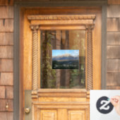 Jackson Hole Mountains (Nationaal Park Grand Teton Raamsticker (Huis Deur)