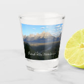 Jackson Hole Mountains (Nationaal Park Grand Teton Shot Glas (Voorkant)