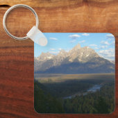 Jackson Hole Mountains (Nationaal Park Grand Teton Sleutelhanger (Voorkant)