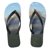 Jackson Hole Mountains (Nationaal Park Grand Teton Teenslippers (Voetbed)