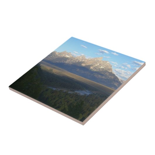 Jackson Hole Mountains (Nationaal Park Grand Teton Tegeltje (Zijkant)