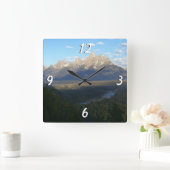 Jackson Hole Mountains (Nationaal Park Grand Teton Vierkante Klok (Huis)
