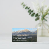 Jackson Hole Mountains (Nationaal Park Grand Teton Visitekaartje (Staand voorkant)