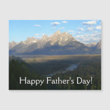 Jackson Hole Mountains Vaderdag Card