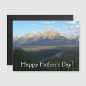 Jackson Hole Mountains Vaderdagkaart (Voorkant / Achterkant)