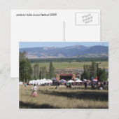 Jackson Hole Music Festival 2009 Briefkaart (Voorkant / Achterkant)
