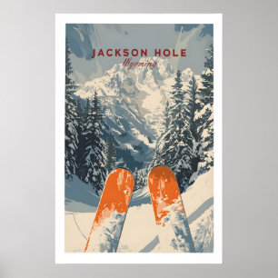 Jackson Hole Reisposter - Wyoming 1 Poster