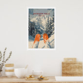 Jackson Hole Reisposter - Wyoming 1 Poster (Keuken)