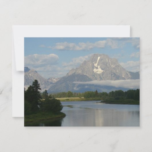 Jackson Hole, rivier in Grand Teton National Park (Voorkant)