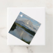 Jackson Hole, rivier in Grand Teton National Park Bedankjes Labels (In situ)