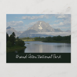 Jackson Hole-rivier in Grand Teton National Park Briefkaart