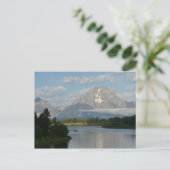 Jackson Hole, rivier in Grand Teton National Park Briefkaart (Staand voorkant)