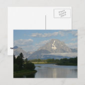 Jackson Hole, rivier in Grand Teton National Park Briefkaart (Voorkant / Achterkant)