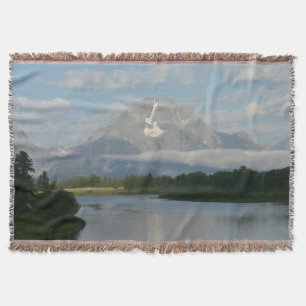 Jackson Hole-rivier in Grand Teton National Park Deken