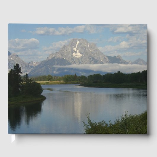 Jackson Hole, rivier in Grand Teton National Park Gastenboek (Voorkant)