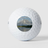 Jackson Hole, rivier in Grand Teton National Park Golfballen (Voorkant)