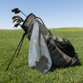 Jackson Hole, rivier in Grand Teton National Park Golfhanddoek (Groen)