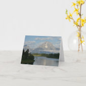 Jackson Hole, rivier in Grand Teton National Park Kaart (Gele Bloem)