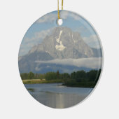 Jackson Hole, rivier in Grand Teton National Park Keramisch Ornament (Links)