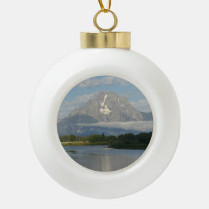 Jackson Hole, rivier in Grand Teton National Park Keramische Bal Ornament