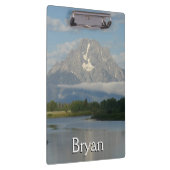 Jackson Hole, rivier in Grand Teton National Park Klembord (Rechts)