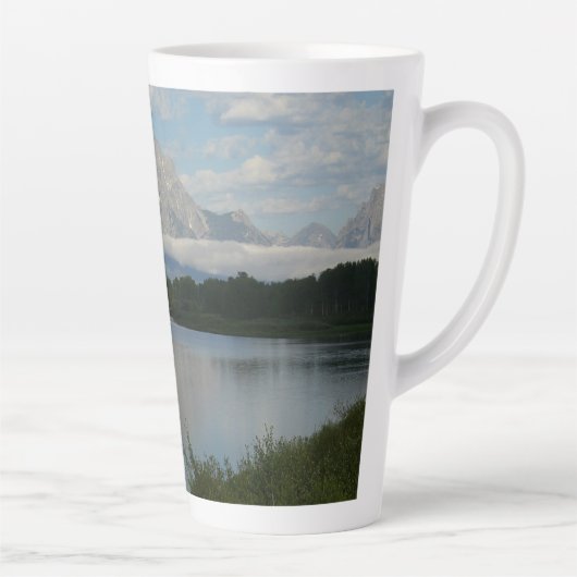 Jackson Hole, rivier in Grand Teton National Park Latte Mok (Rechts)