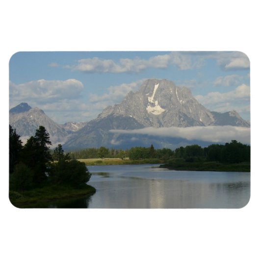 Jackson Hole, rivier in Grand Teton National Park Magneet (Horizontaal)